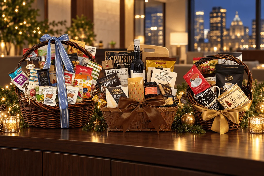 Gift baskets for corporate clients